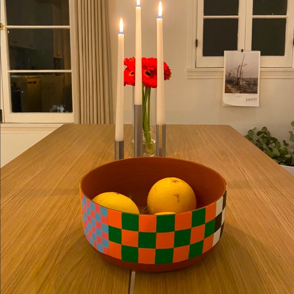 Custom Checkered Bowl